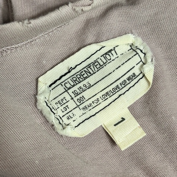 Current Elliot The Muscle Tee in Faded Mauve Galaxy - Picture 7 of 11